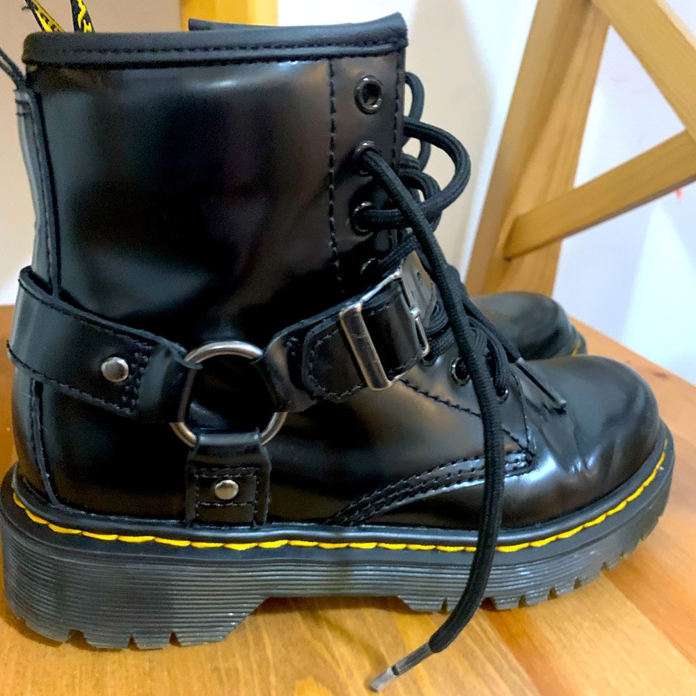 Kids Doc Marten harness boots. Worn approximately 4 times.